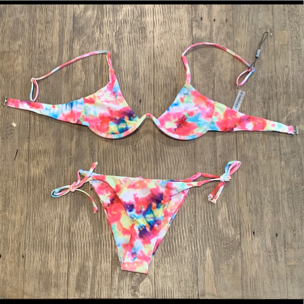 Tie dye bikini